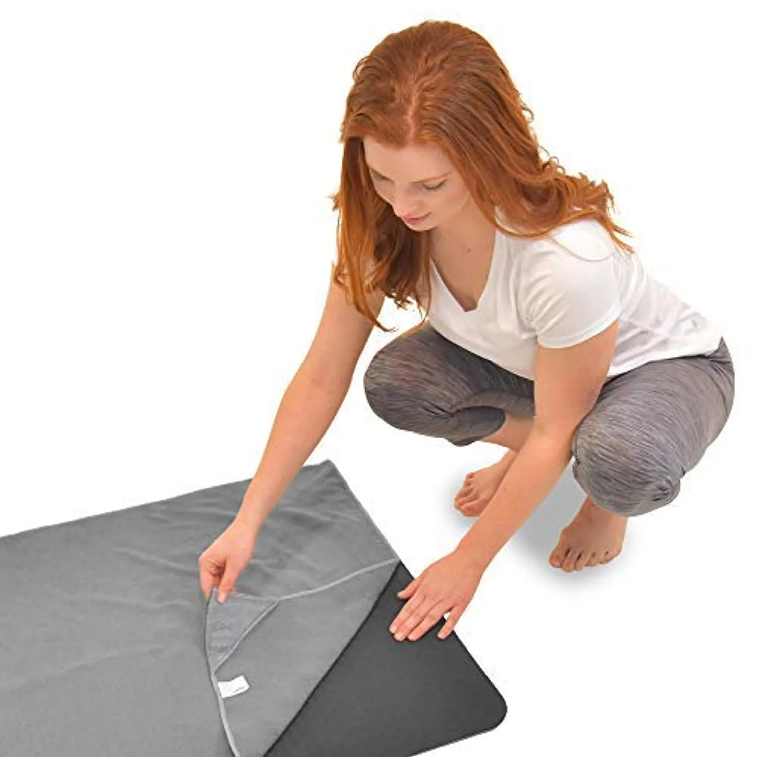 LEVOIT Toalla de esterilla de yoga, antideslizante de microfibra para yoga, toalla de mano, 2 en 1 juego, súper suave absorbe el sudor de secado rápido, ideal para pilates, bikram, deportes, entrenamiento y más