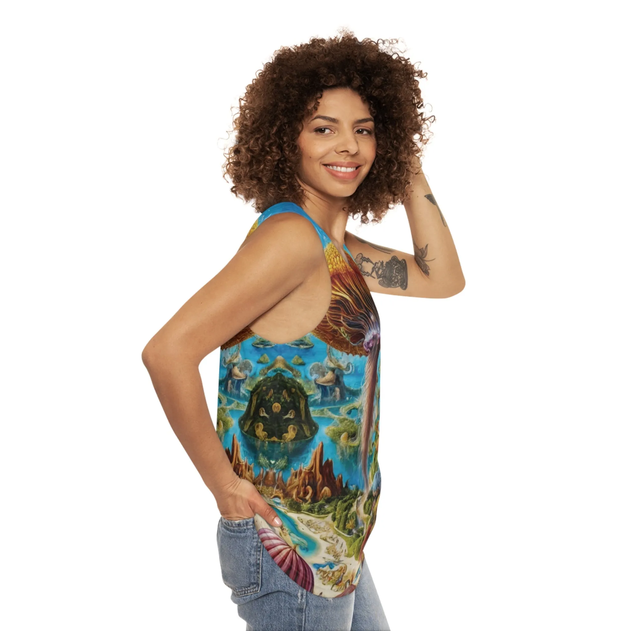 Light Tank Top - Aquatic Utopia