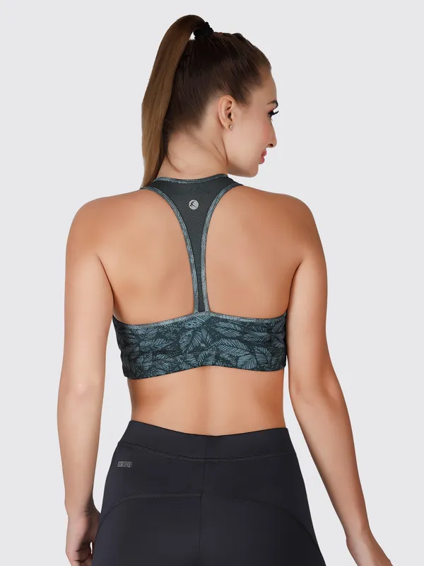 Lovable Green LeafPadded Non Wired Full Coverage Bra-MANTRA BRA HD-GN-LF