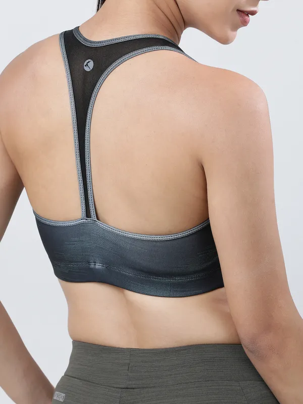 Lovable Multi Color Padded Non Wired Full Coverage Bra-MANTRA BRA HD-BK-GN