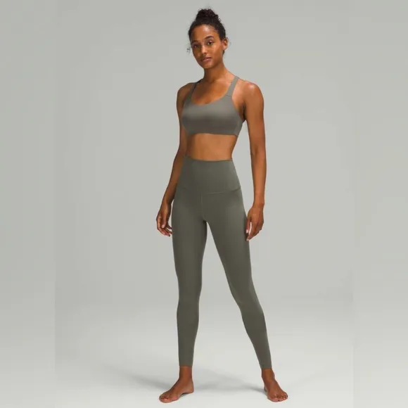 Lululemon Adapt and Align Bra Light Support , C-E Cups in Grey Sage