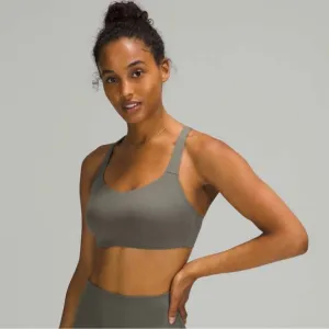 Lululemon Adapt and Align Bra Light Support , C-E Cups in Grey Sage
