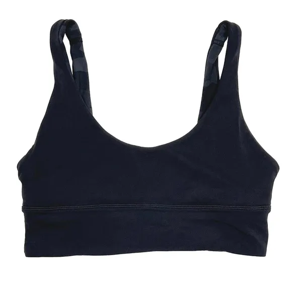 Lululemon Align Reversible Bra Light Support in Camo Deep Coal Multi Size 8