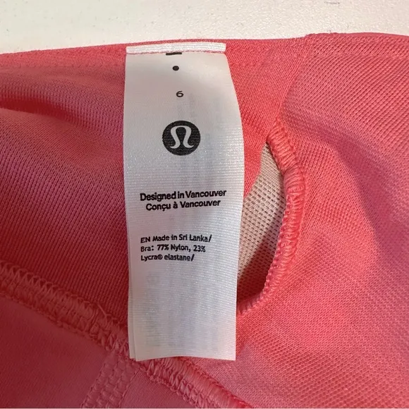 lululemon Energy Longline Bra Medium Support