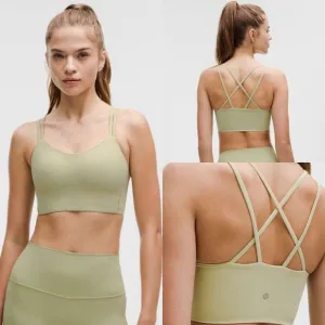 Lululemon Like a Cloud Longline Bra *Light Support, B/C CupHoneydew! EUC