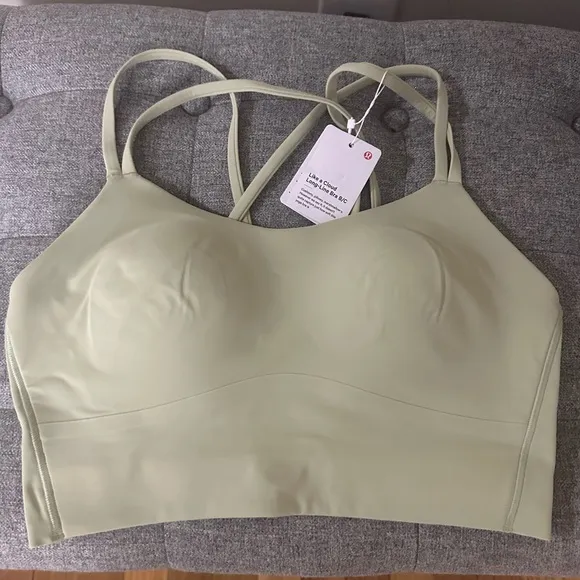 Lululemon Like a Cloud Longline Bra *Light Support, B/C CupHoneydew! EUC