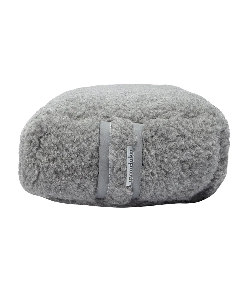 Manduka enlight Rectangular Bolster - Wool Grey