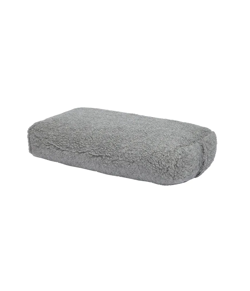 Manduka enlight Rectangular Bolster - Wool Grey