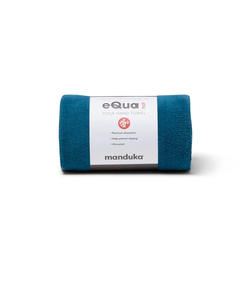 Manduka eQua Hot Hand Towel - Aquamarine