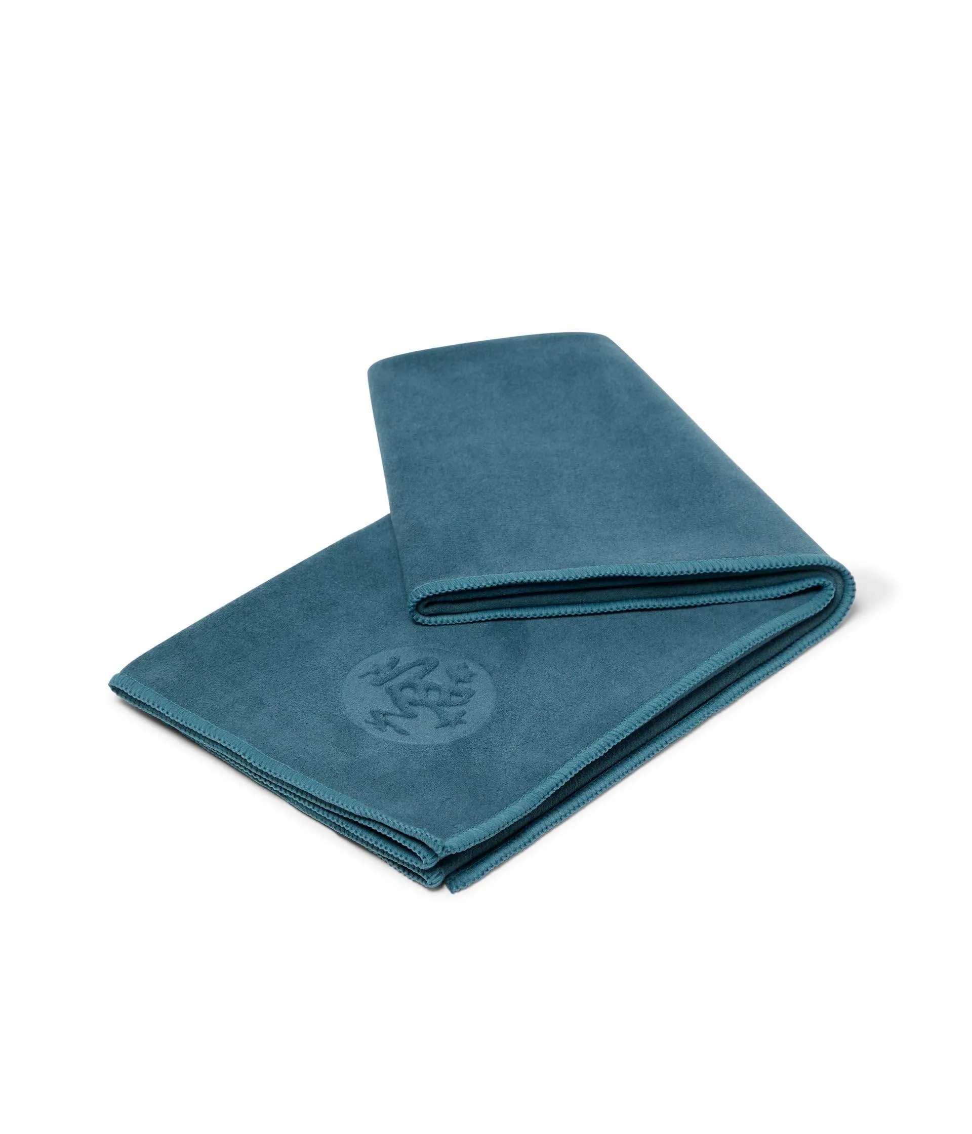 Manduka eQua Yoga Hand Towel - Quick Drying Microfiber, Lightweight, Yoga Accessories Easy for Travel, 16 Inch (40cm), Sage Solid