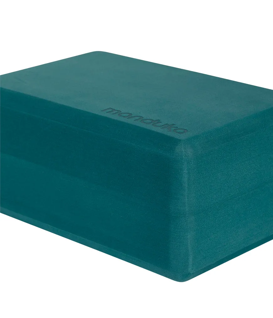Manduka Recycled Foam Block - Deep Sea