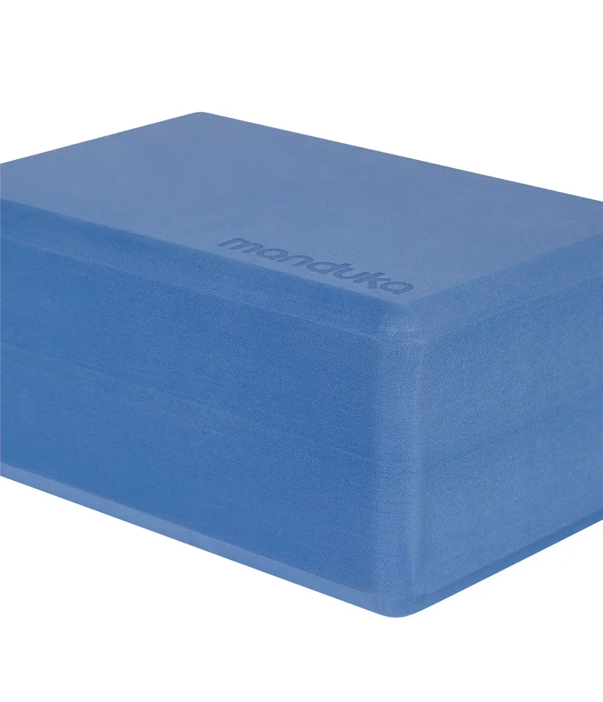Manduka Recycled Foam Block - Shade Blue