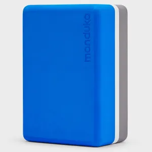 Manduka Recycled Foam Yoga Block (Limited Edition) - Be Bold Blue