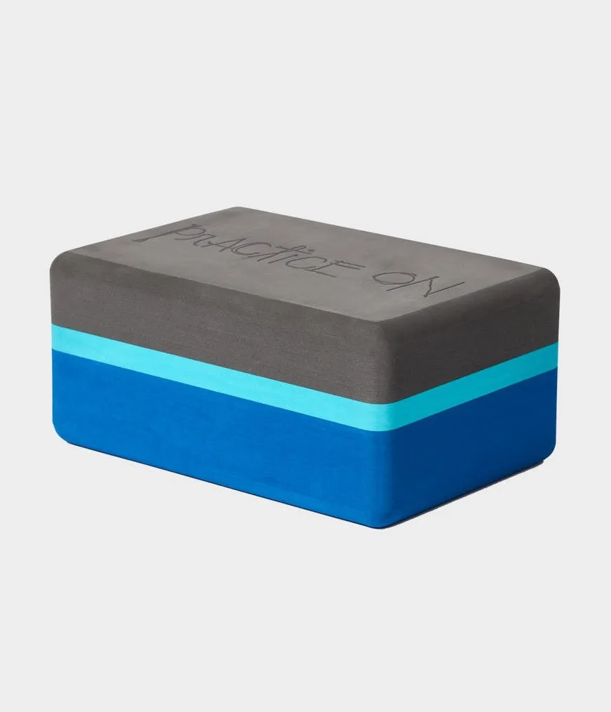 Manduka Recycled Foam Yoga Block (Limited Edition) - Pacific Blue