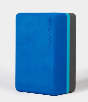 Manduka Recycled Foam Yoga Block (Limited Edition) - Pacific Blue