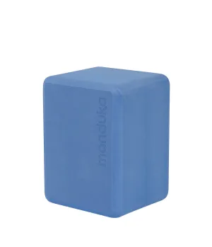 Manduka Recycled Foam Yoga Mini Block - Shade Blue