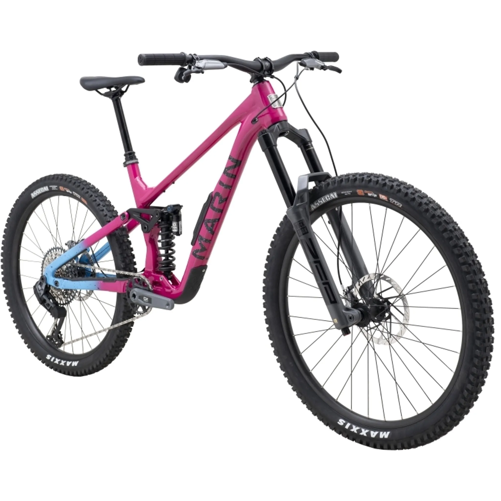 Marin Alpine Trail XR AXS 29" Enduro Bike Gloss Magenta/Blue/Black