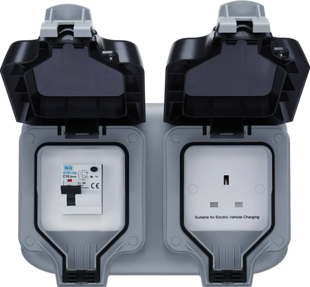 Masterplug EVH132S1SPA EV Mode 2 Charger with A Type DP RCBO