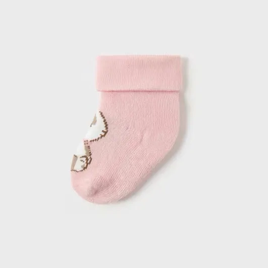 Mayoral Baby Non Slip Socks 9757 Pink Bunny
