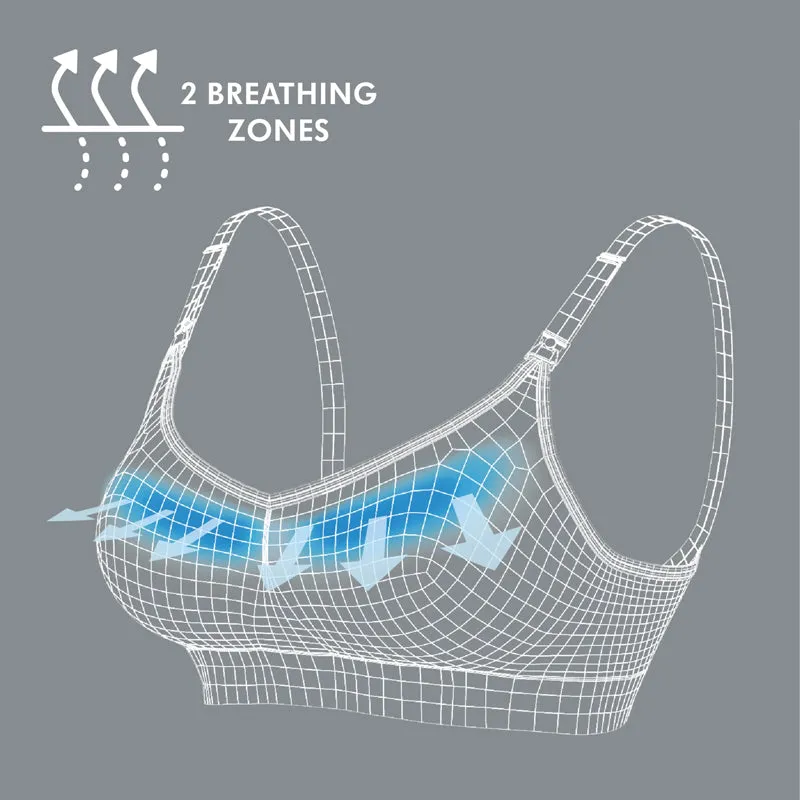 Medela Keep Cool Maternity & Nursing Bra White Small