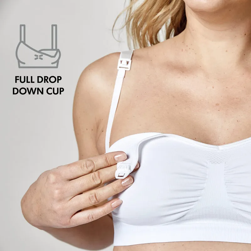 Medela Keep Cool Maternity & Nursing Bra White Small