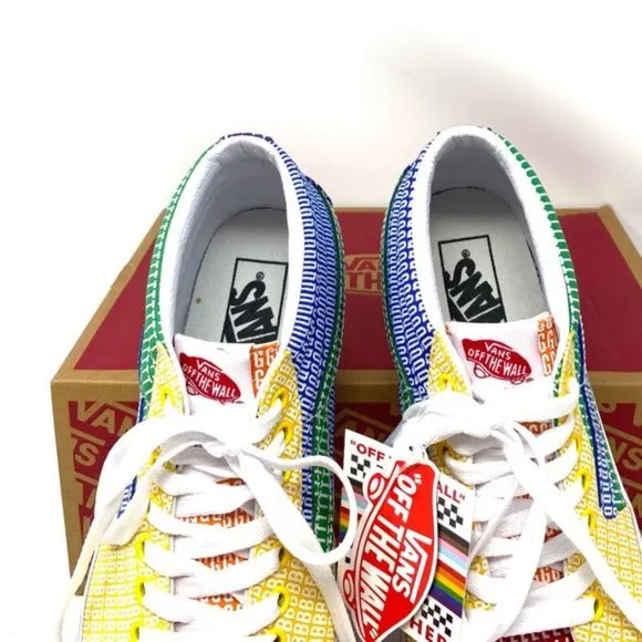 💖MEGA SALE💖VANS Womens Size Sk8-Mid Pride Lacing Multicolor Canvas VN0A3WM33WJ