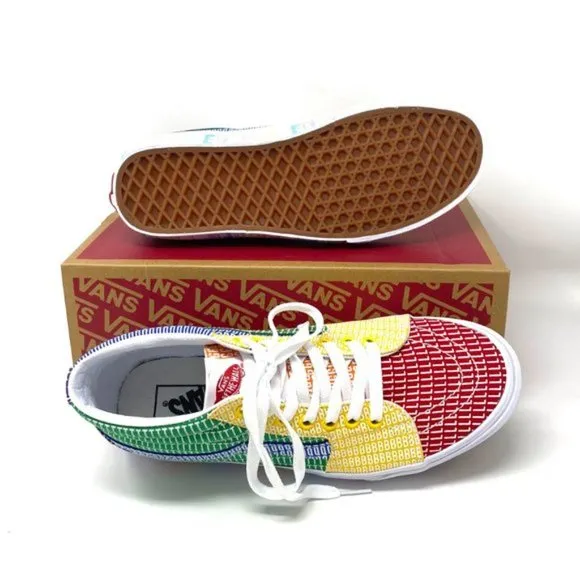 💖MEGA SALE💖VANS Womens Size Sk8-Mid Pride Lacing Multicolor Canvas VN0A3WM33WJ