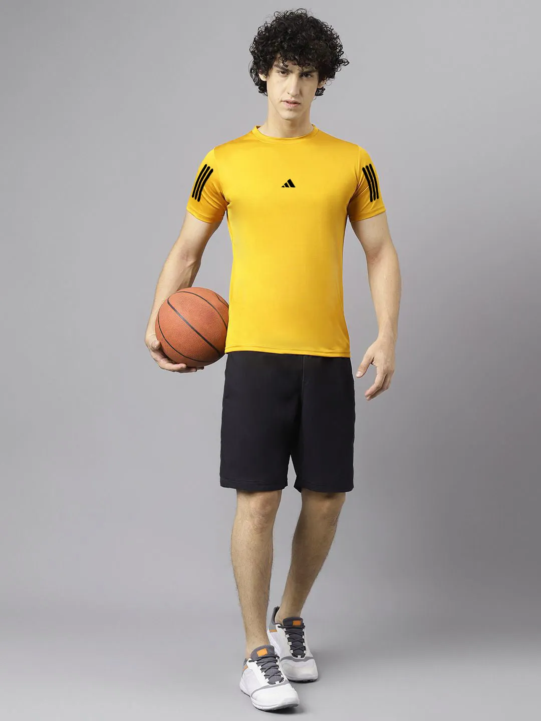 Men's ADI Activewear Dry-Fit Yellow Tee