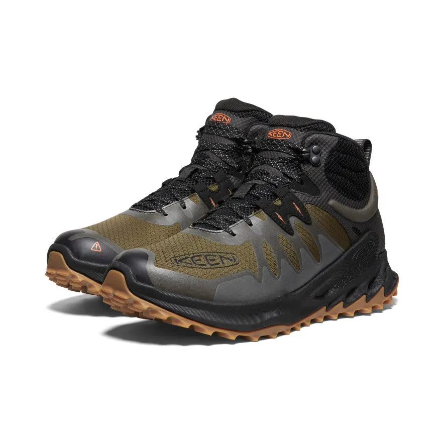 Men's Zionic Waterproof Hiking Boot - Dark Olive/Scarlet Ibis - 1028035