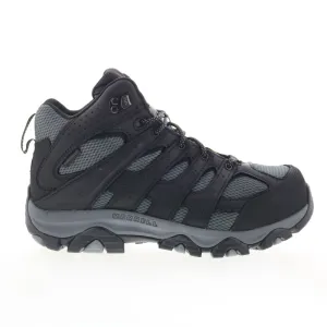 Merrell Moab Vertex 2 Mid Waterproof Carbon Fiber Mens Black Wide Work Boots