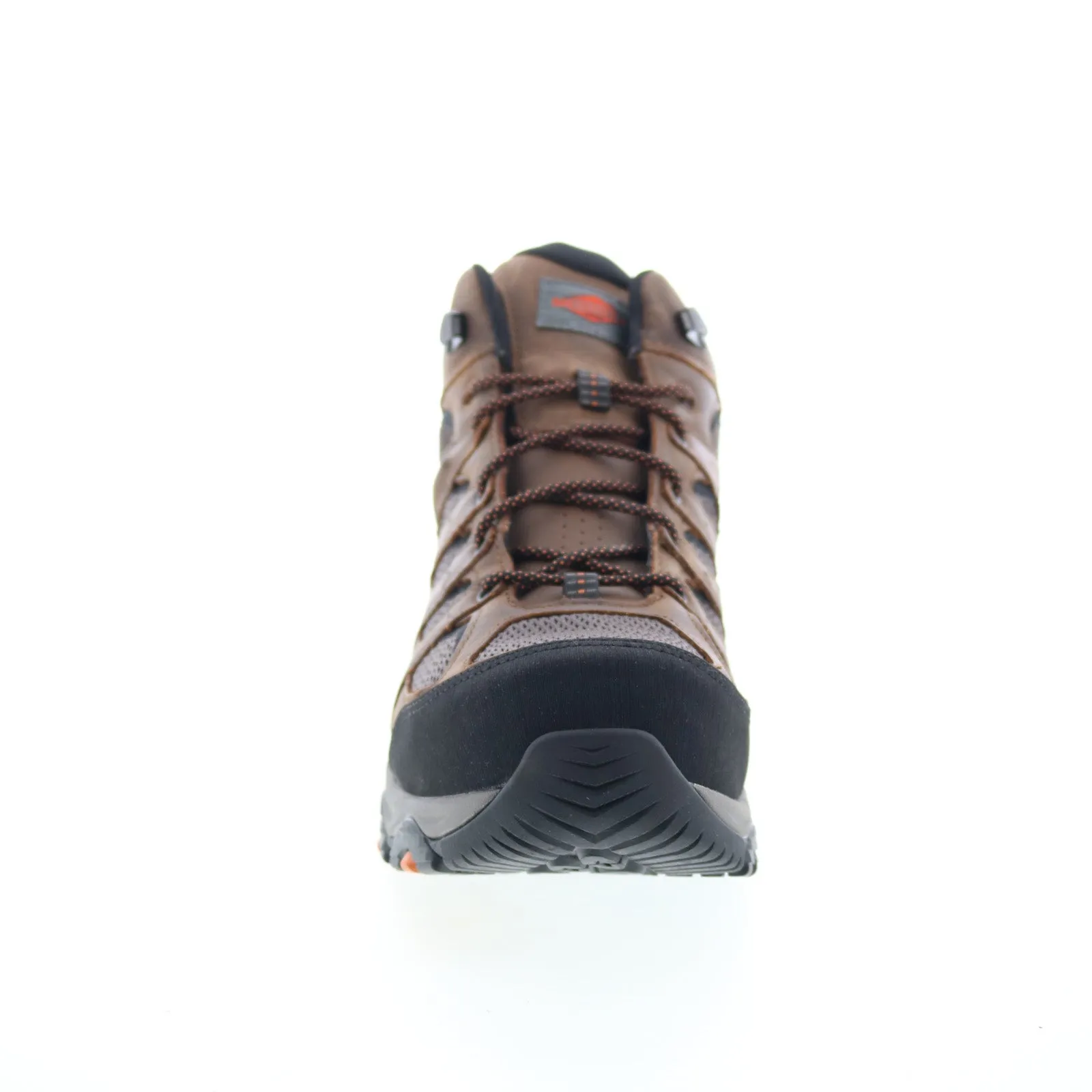 Merrell Moab Vertex 2 Mid Waterproof Carbon Fiber Mens Brown Wide Work Boots