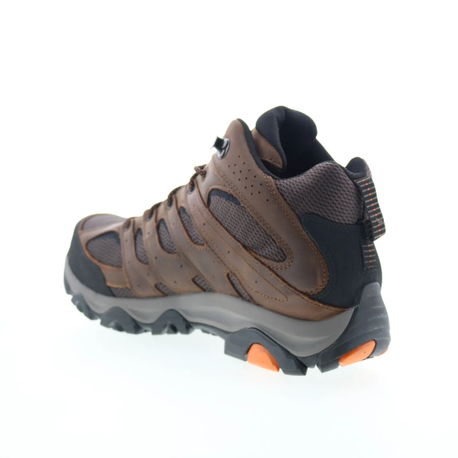Merrell Moab Vertex 2 Mid Waterproof Carbon Fiber Mens Brown Wide Work Boots