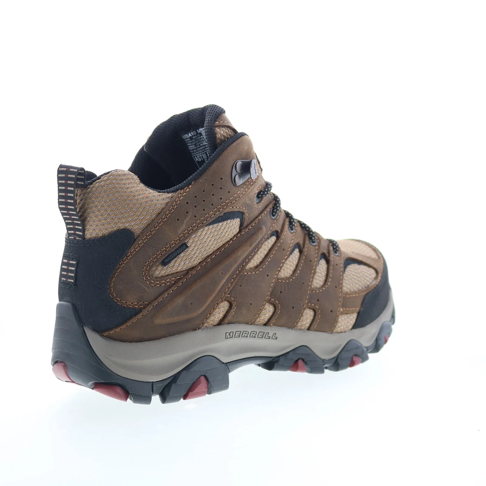 Merrell Moab Vertex 2 Mid Waterproof Carbon Fiber Womens Brown Work Boots