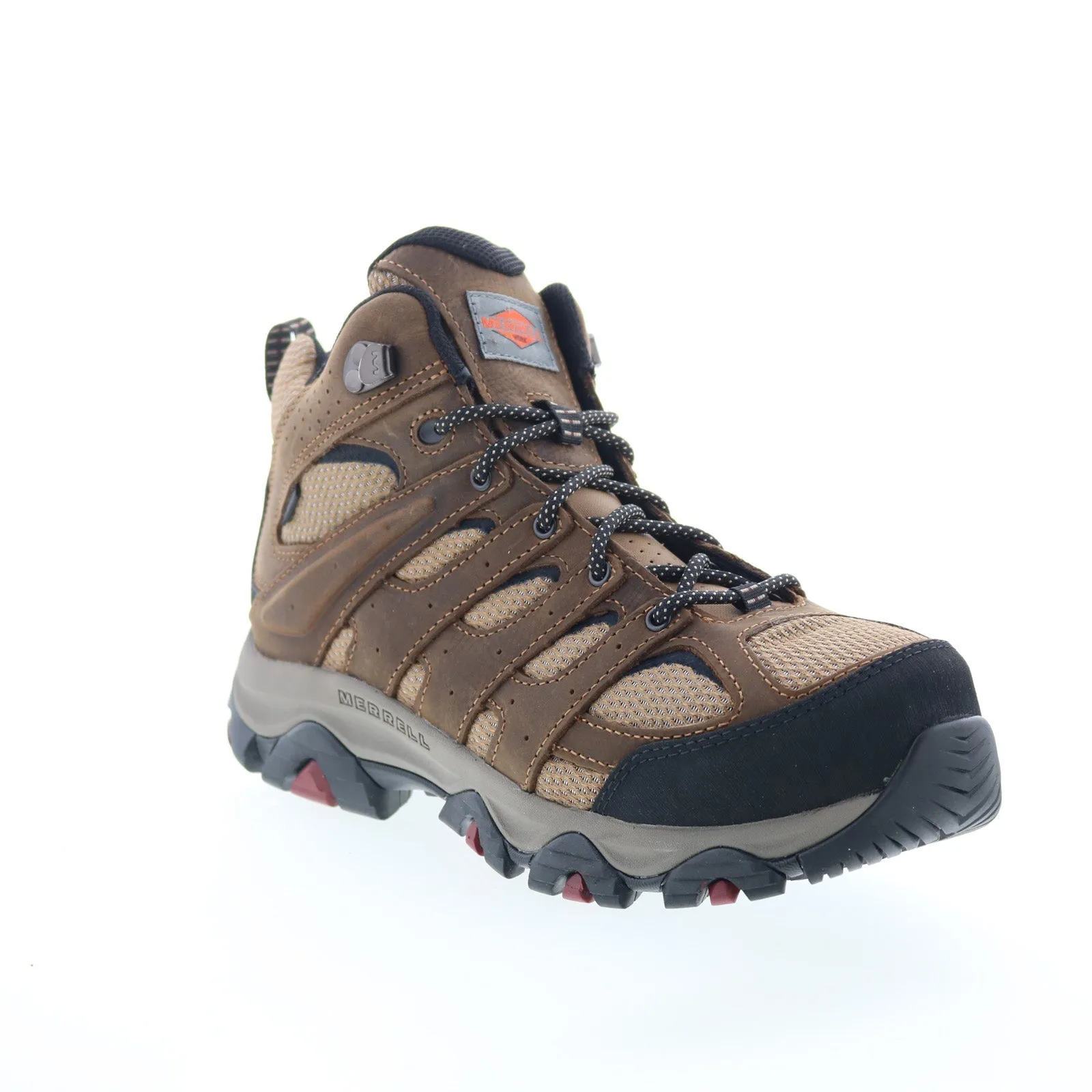 Merrell Moab Vertex 2 Mid Waterproof Carbon Fiber Womens Brown Work Boots