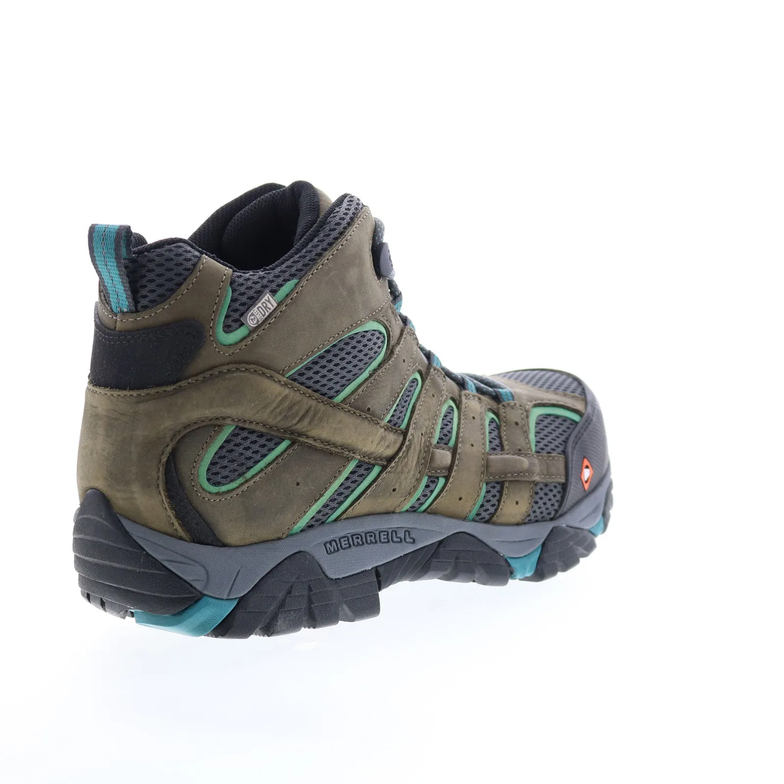 Merrell Moab Vertex Mid Waterproof Composite Toe Womens Gray Work Boots