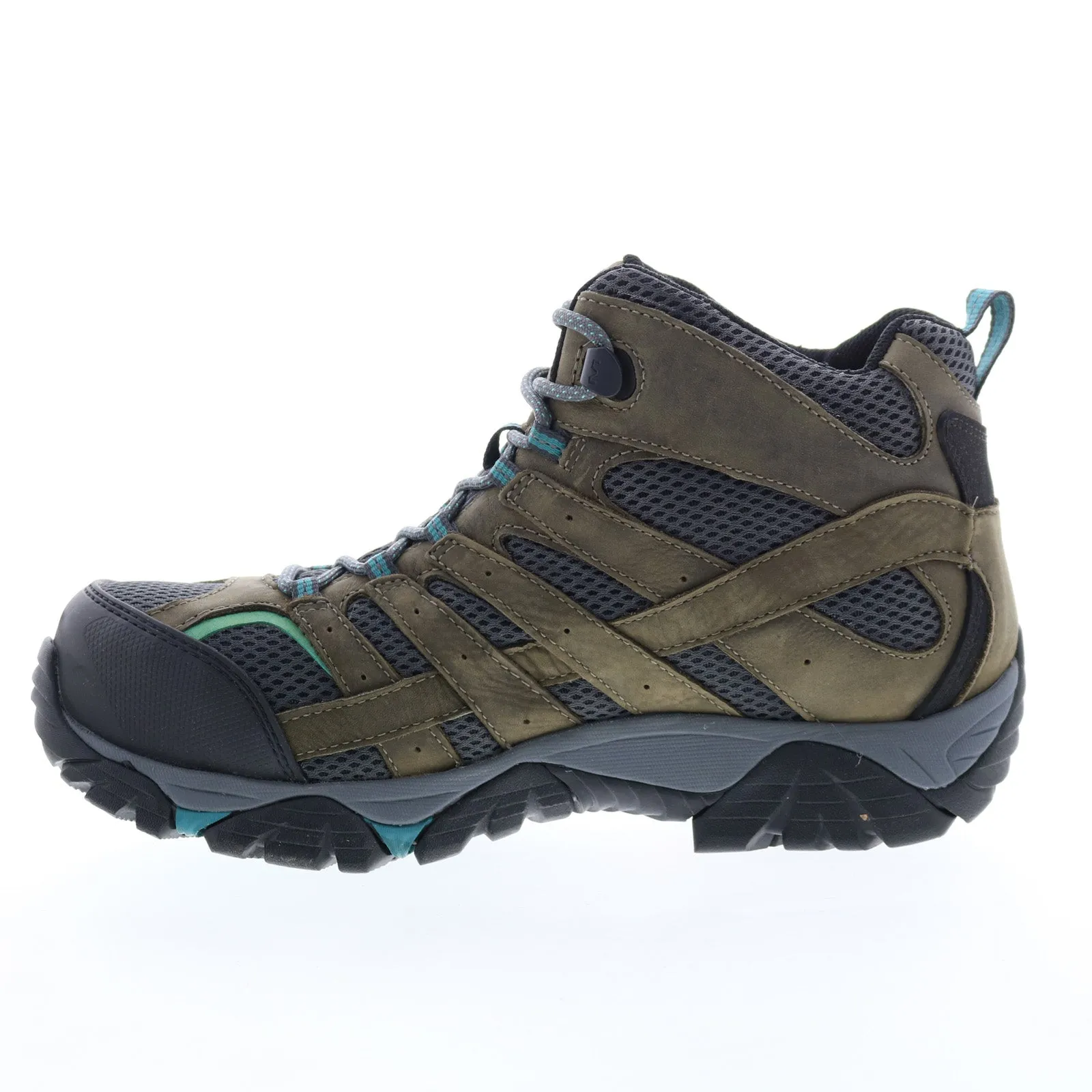 Merrell Moab Vertex Mid Waterproof Composite Toe Womens Gray Work Boots