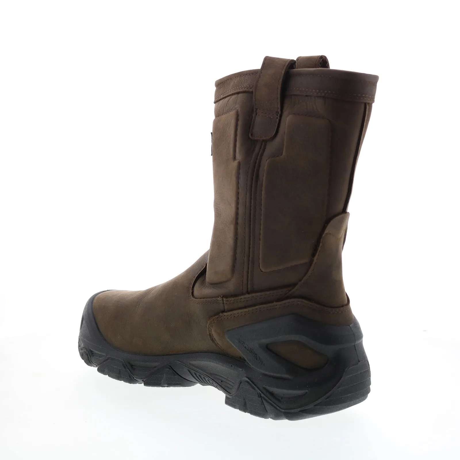 Merrell Strongfield LTR Pull On WP Composite Toe Mens Brown Wide Work Boots
