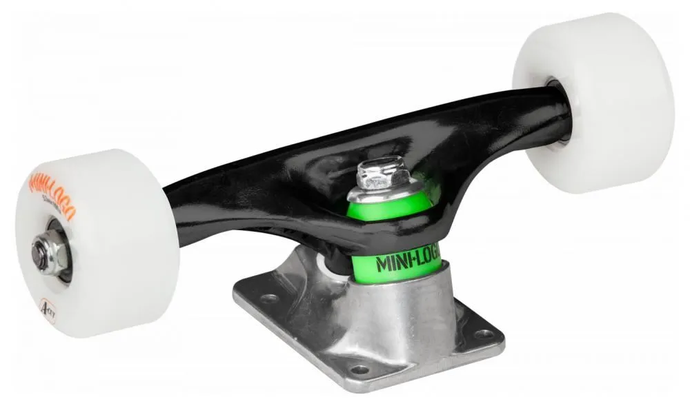 Mini Logo Truck 53mm Wheels Black/Raw Undercarriage Kit  - 7.13"