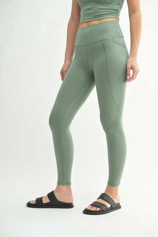 MONO B Venice Cloud Light Sculpt High-Waisted Leggings