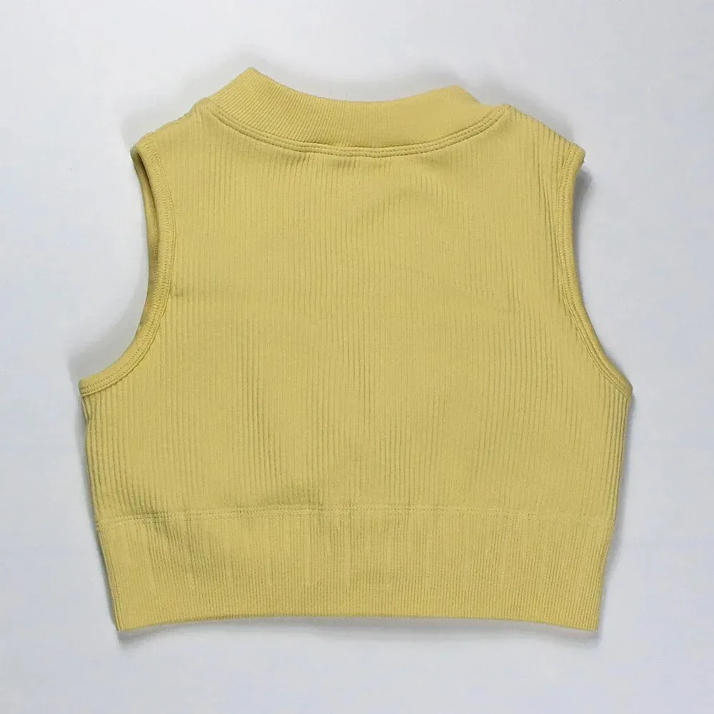 Move Like Diva Women's Breathable O-Neck Yoga Vest