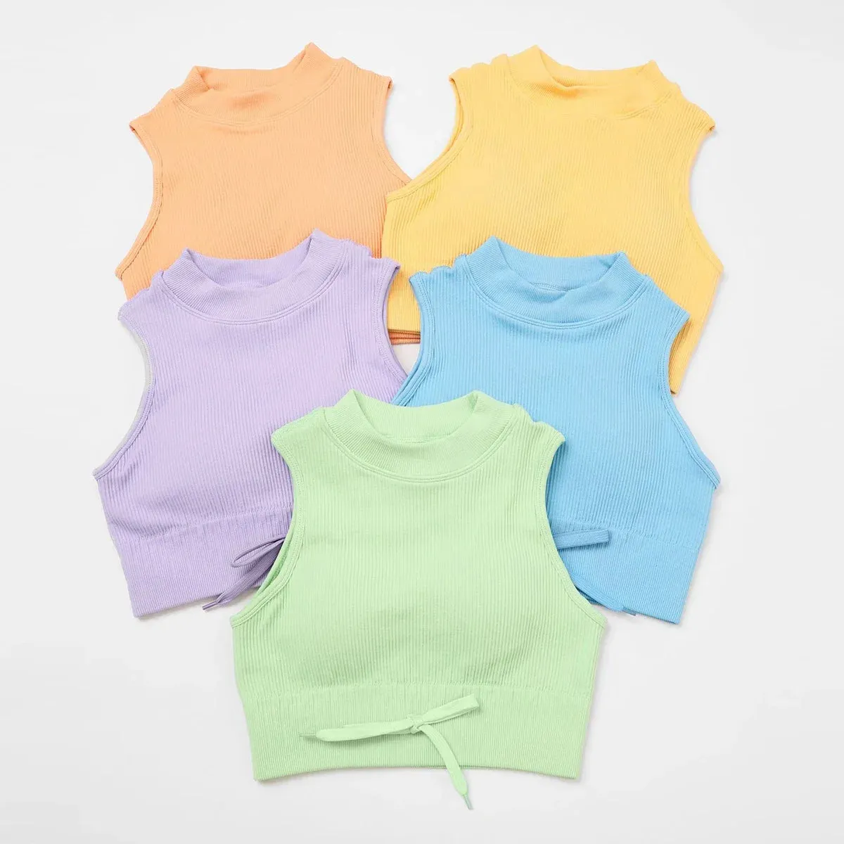 Move Like Diva Women's Breathable O-Neck Yoga Vest