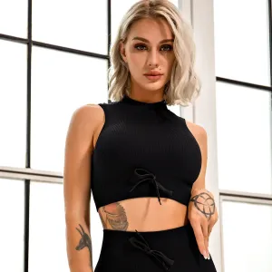 Move Like Diva Women's Breathable O-Neck Yoga Vest