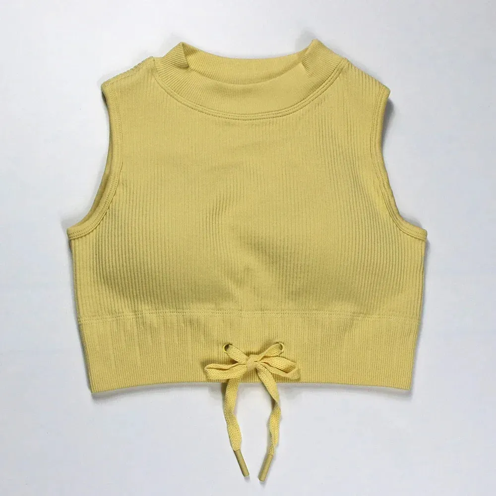 Move Like Diva Women's Breathable O-Neck Yoga Vest