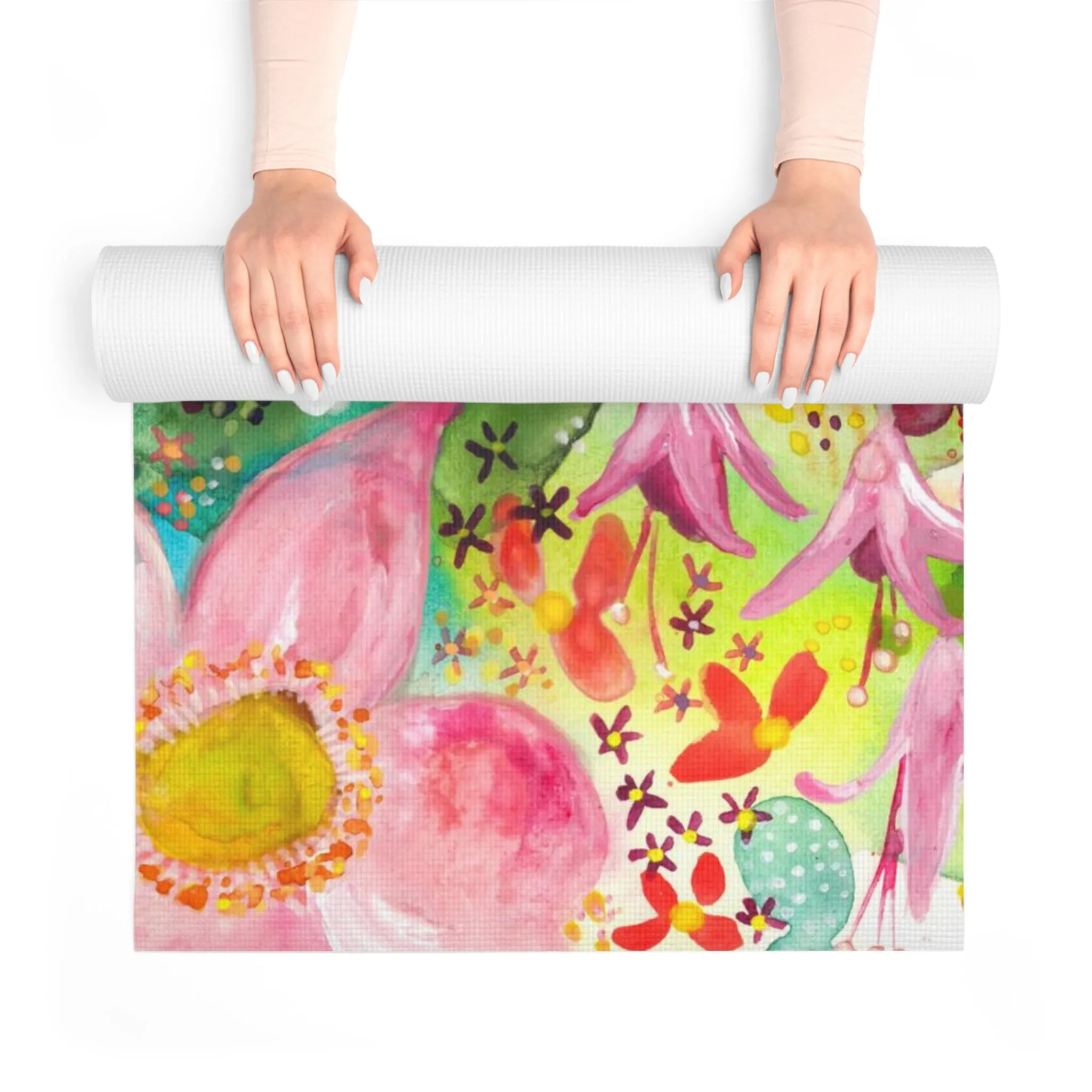 Nantucket Blooms - Yoga Mat