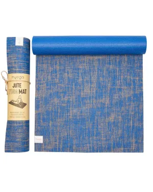 Navy Jute Vegan Yoga Mat