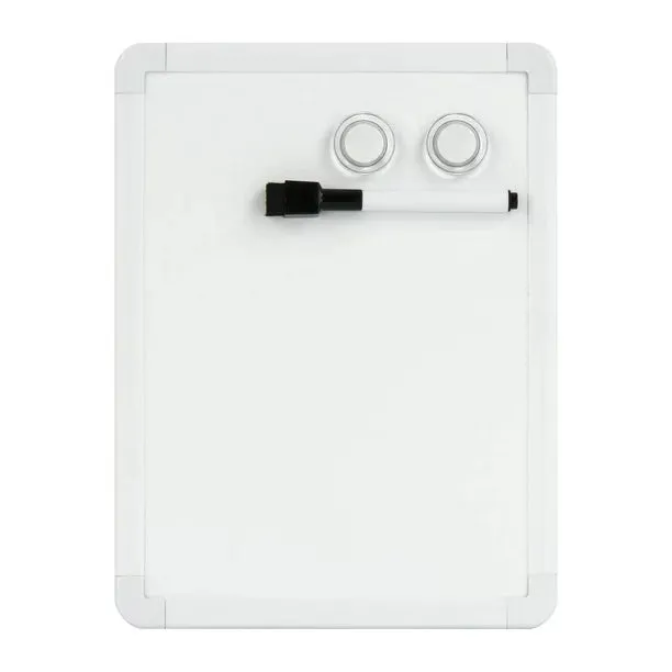 New Pen & Gear Magnetic Dry-Erase Board, 8.5 X 11, includes dry erase marker & 2 magnets! White