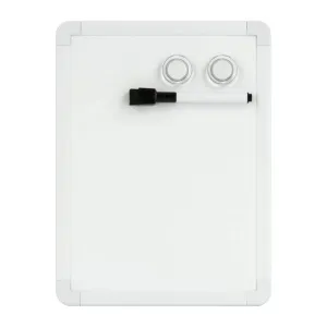 New Pen & Gear Magnetic Dry-Erase Board, 8.5 X 11, includes dry erase marker & 2 magnets! White