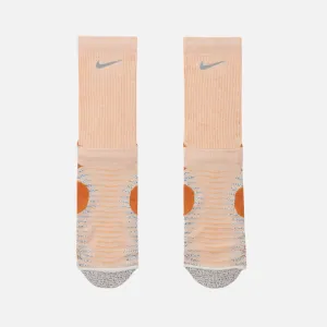Nike Dri-FIT Trail-Running Crew Socks -Phantom/Vivid Orange/Monarch