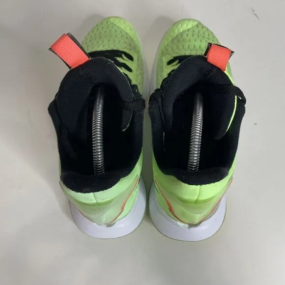 Nike Lebron Witness 5 Grinch Lime Glow Black Men's Basketball Sz 9 - CQ9380-300
