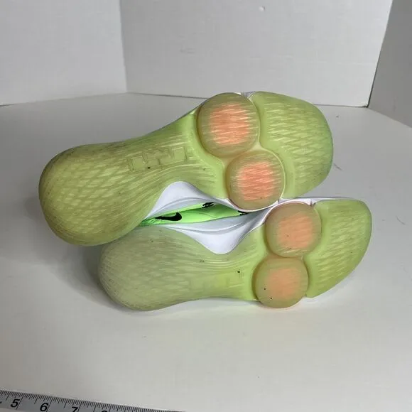 Nike Lebron Witness 5 Grinch Lime Glow Black Men's Basketball Sz 9 - CQ9380-300